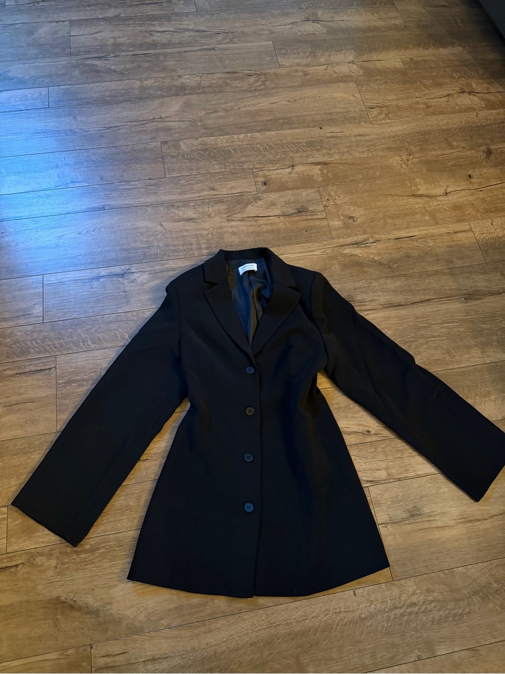 Peppermayo Black Tailored Women's Blazer Dress